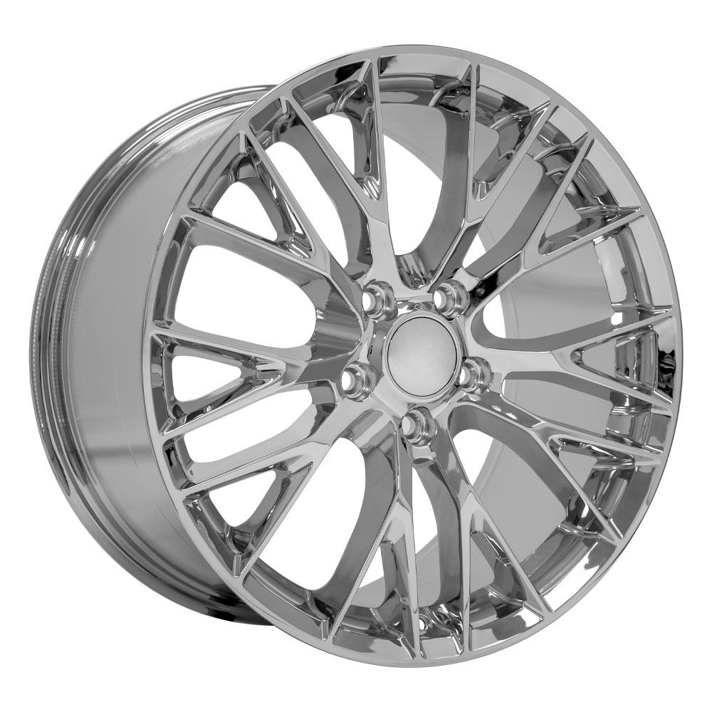 19" Replica CV22 fits Chevrolet Corvette C7 Z06 19x10 Chrome