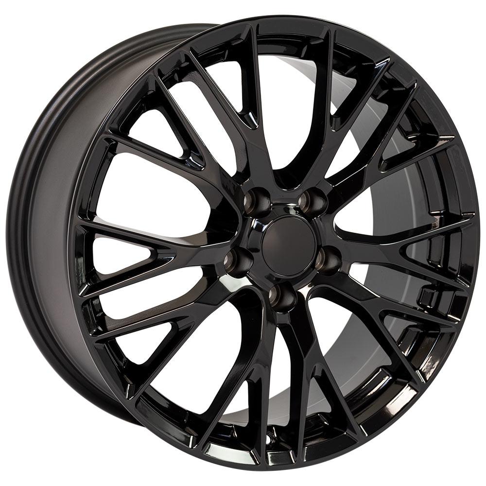 19" Replica CV22 fits Chevrolet Corvette C7 Z06 19x8.5 Black