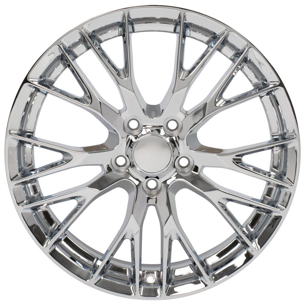 19" Replica CV22 fits Chevrolet Corvette C7 Z06 19x8.5 Chrome