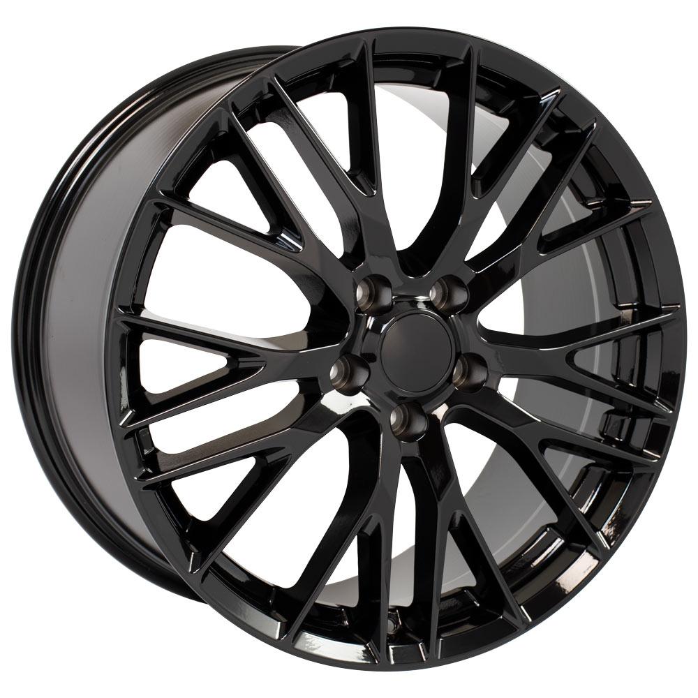 20" Replica CV22 fits Chevrolet Corvette C7 Z06 20x10 Black