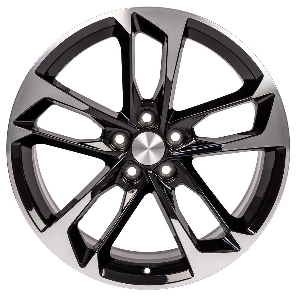 20" Replica CV29 fits Chevrolet Camaro 20x9.5 Black Mach'd