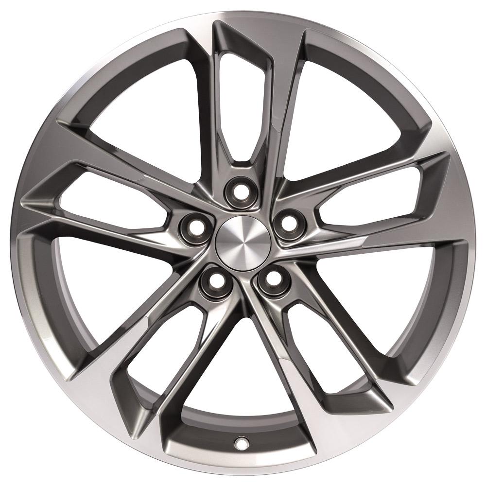 20" Replica CV29 fits Chevrolet Camaro 20x9.5 Gunmetal Mach'd