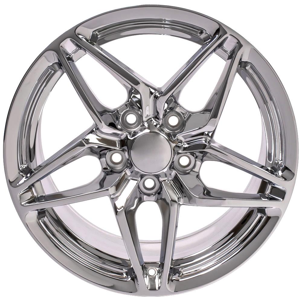 17" Replica CV31 fits Chevrolet Corvette C7 ZR1 17x9.5 Chrome
