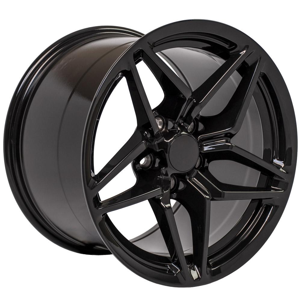 17" Replica CV31 fits Chevrolet Corvette C7 ZR1 17x11 Black