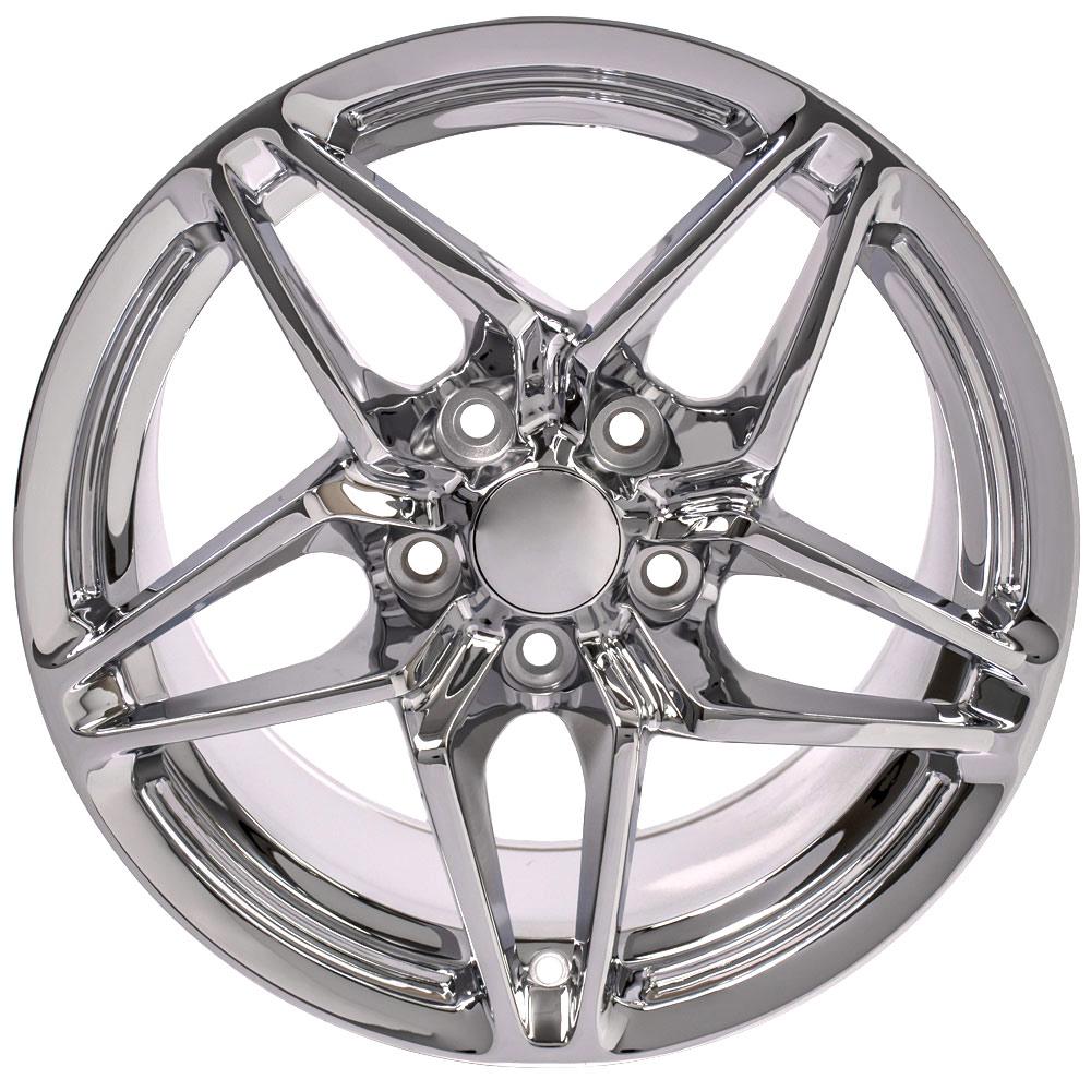 17" Replica CV31 fits Chevrolet Corvette C7 ZR1 17x11 Chrome