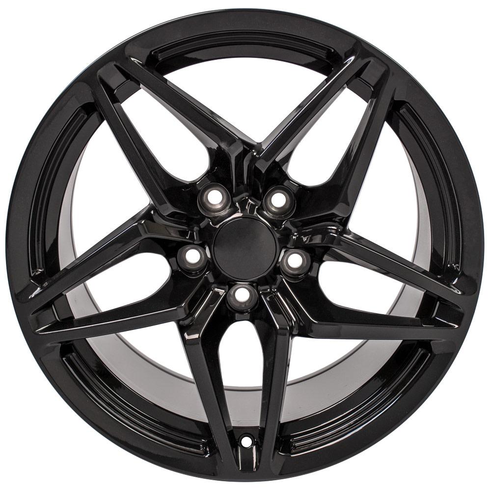 18" Replica CV31 fits Chevrolet Corvette C7 ZR1 18x10.5 Black