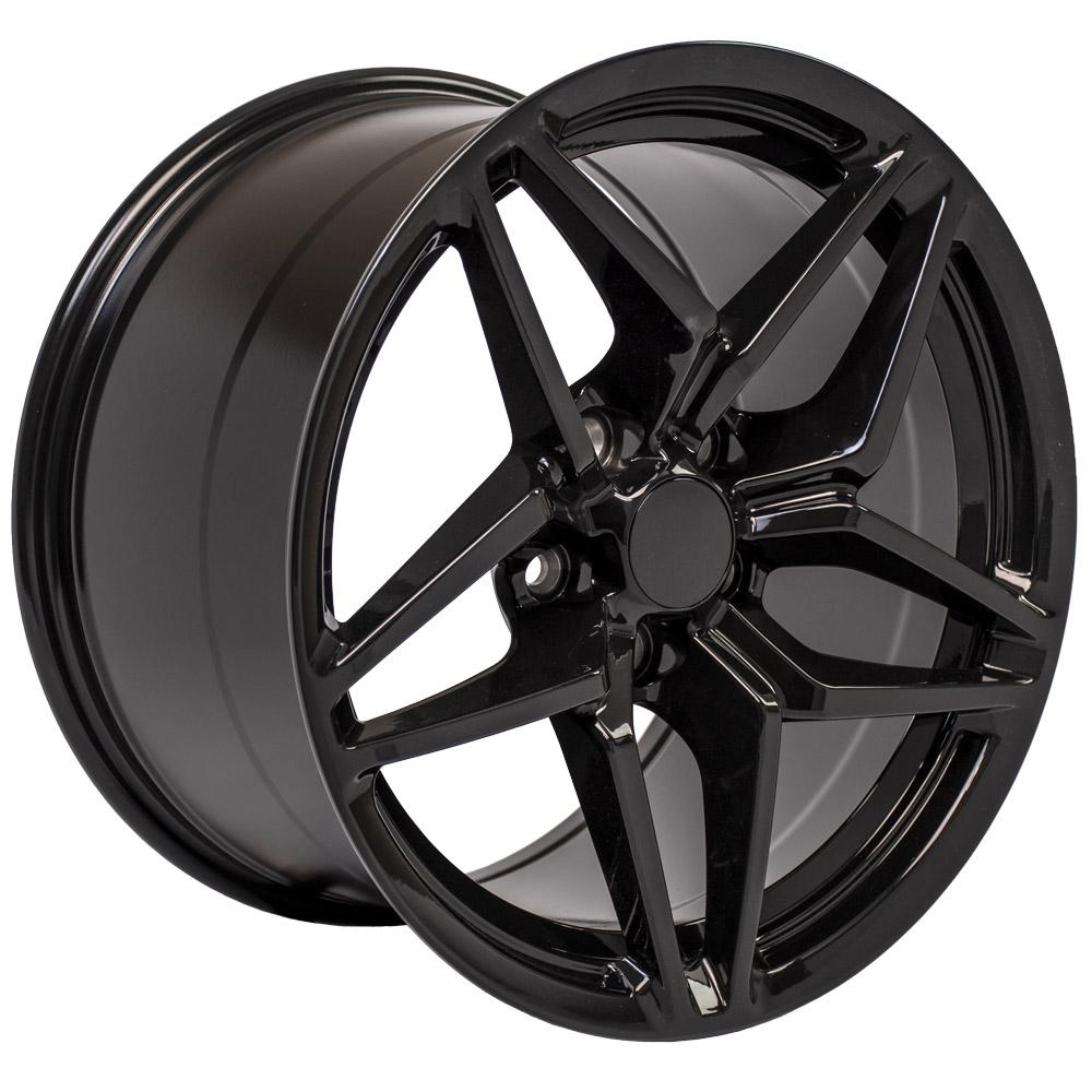 18" Replica CV31 fits Chevrolet Corvette C7 ZR1 18x10.5 Black