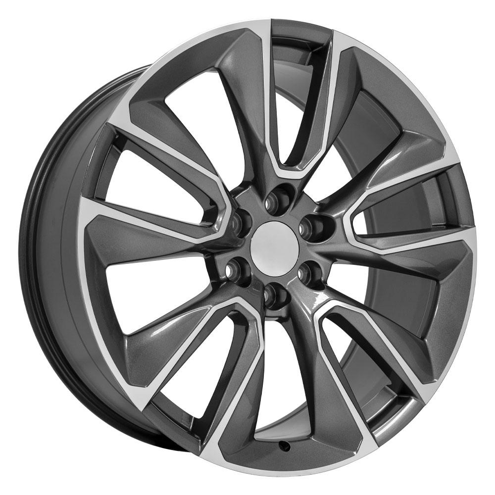 24" Replica CV32 fits Chevrolet Silverado 1500 24x10 Gunmetal