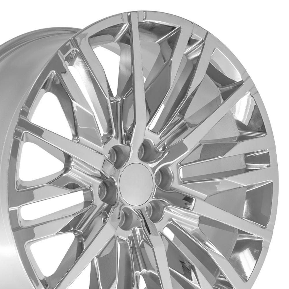 24" Replica CV33 fits GMC Sierra 1500 24x10 Chrome