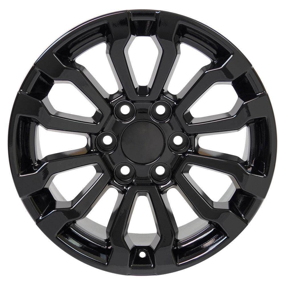 18" Replica CV35 fits GMC Sierra 18x8.5 Black