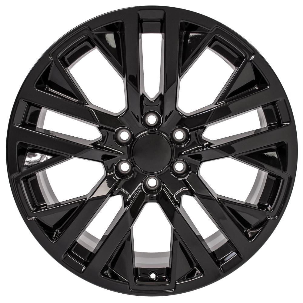 22" Replica CV38 fits GMC Sierra 22x9 Black