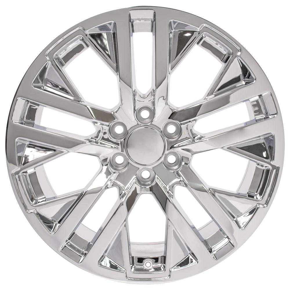 22" Replica CV38 fits GMC Sierra 22x9 Chrome