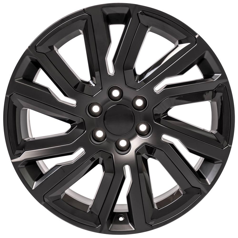 22" Replica CV39 fits GMC Sierra 22x9 Satin w/Black