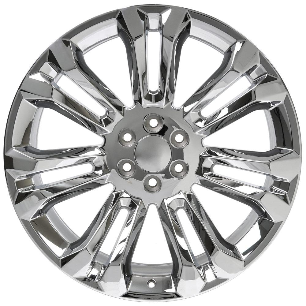 24" Replica CV43 fits Chevrolet Silverado 24x10 Chrome