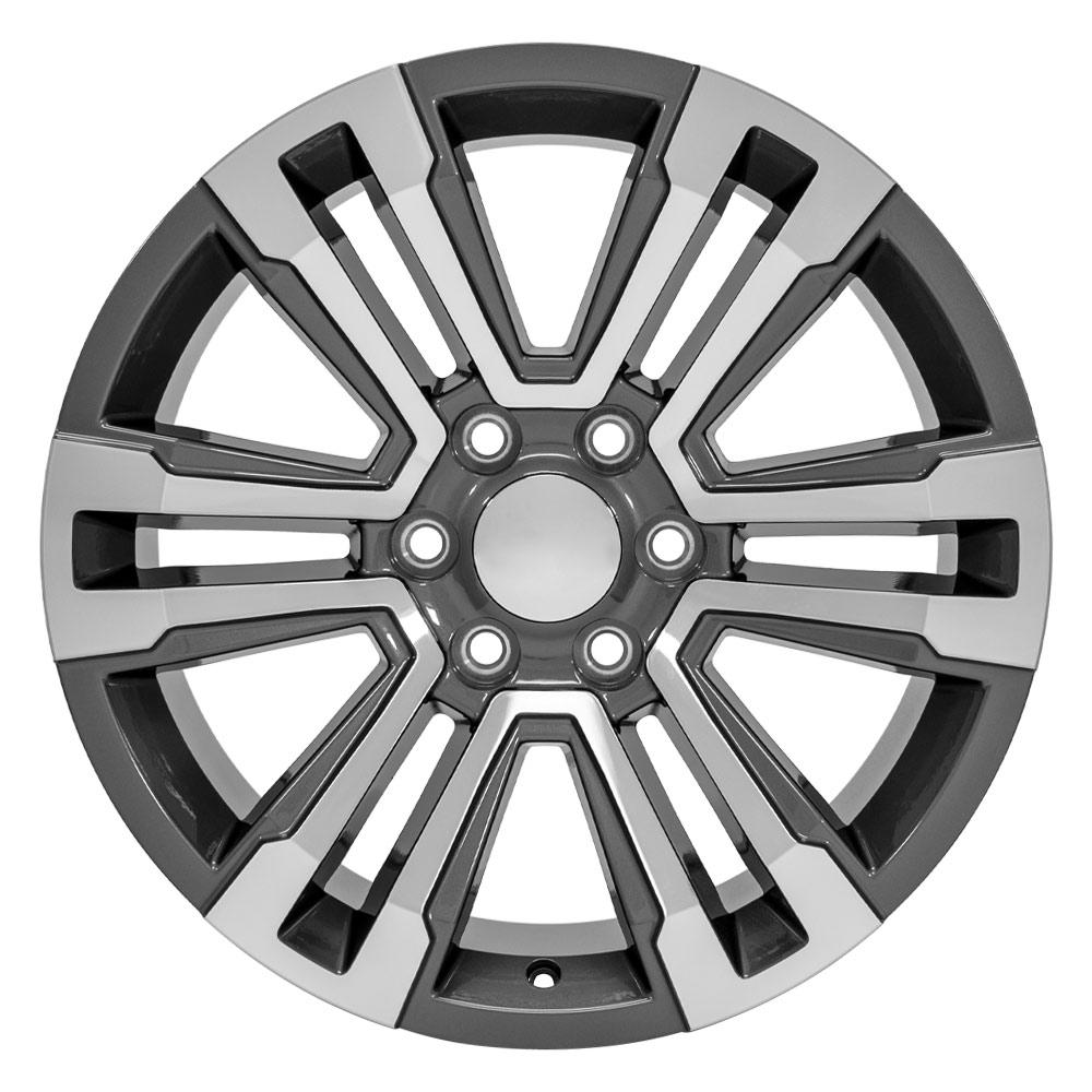 20" Replica CV44 fits GMC Yukon Denali 20x9 Gunmetal Machined