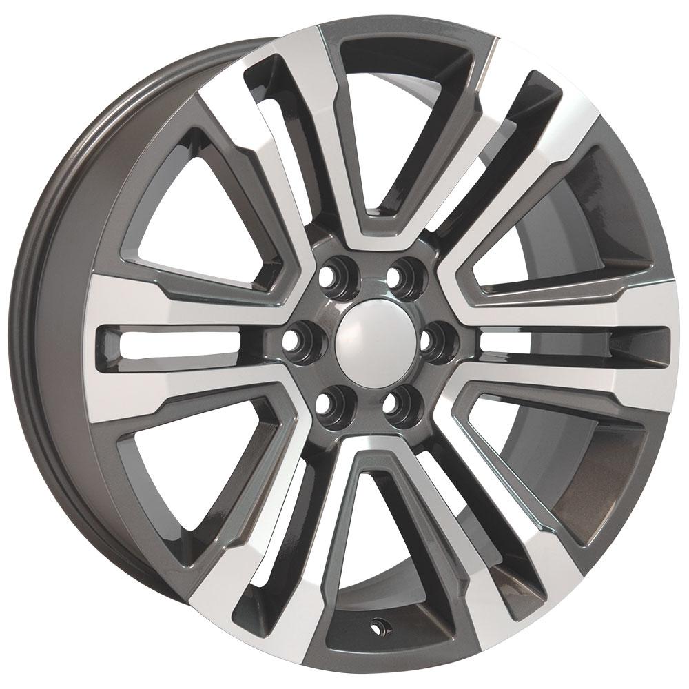 22" Replica CV44 fits GMC Yukon 22x9 Hyper Mach'd