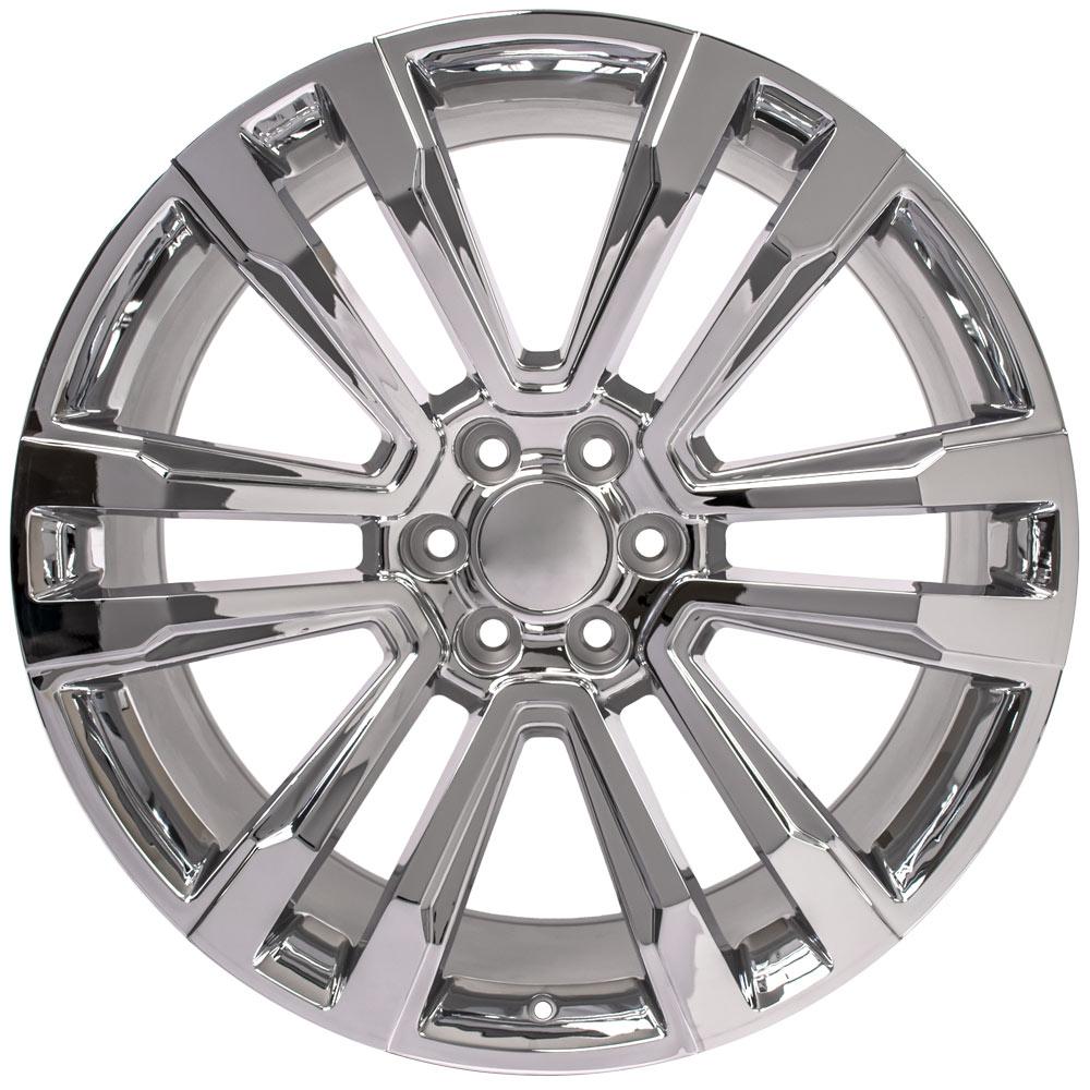 24" Replica CV44 fits GMC Sierra Denali 24x10 Chrome
