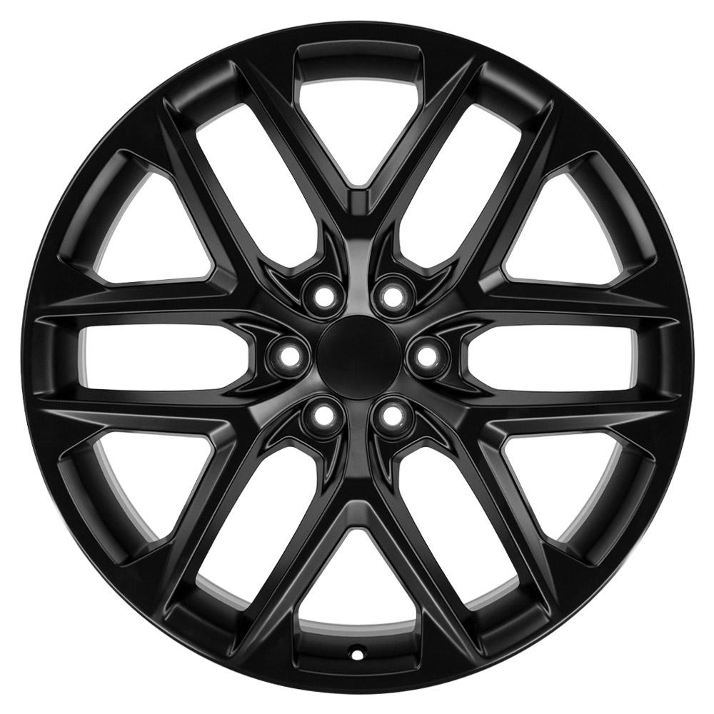 24" Replica CV62 fits Chevrolet Silverado 24x10 Gloss Black