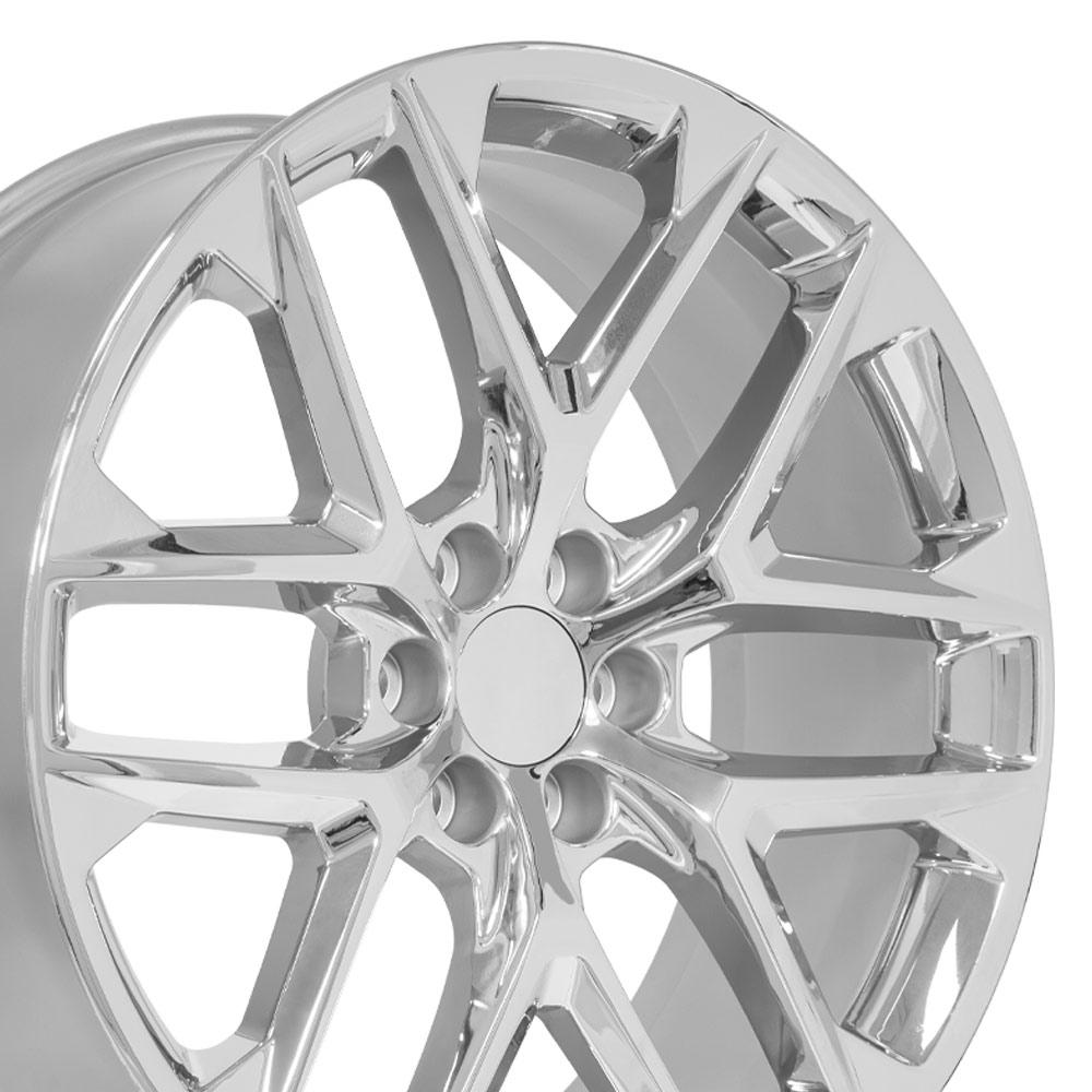24" Replica CV62 fits Chevrolet Silverado 24x10 Chrome