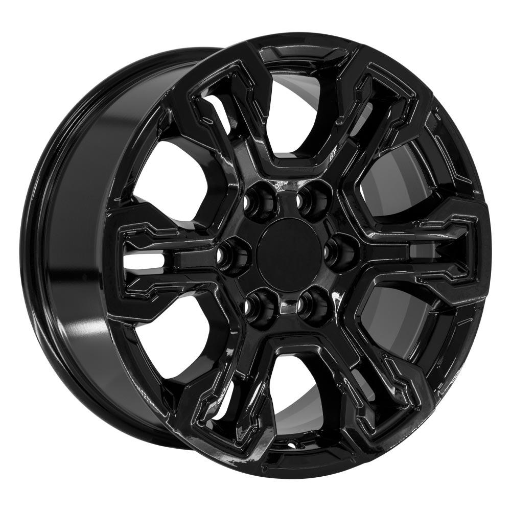 18" Replica CV65 fits Chevrolet Silverado 18x8.5 Gloss Black