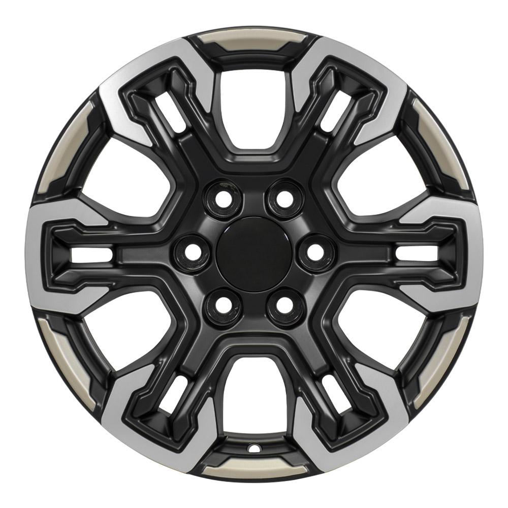 18" Replica CV65 fits Chevrolet Silverado 18x8.5 Gloss Black
