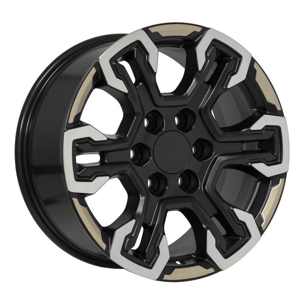 18" Replica CV65 fits Chevrolet Silverado 18x8.5 Gloss Black