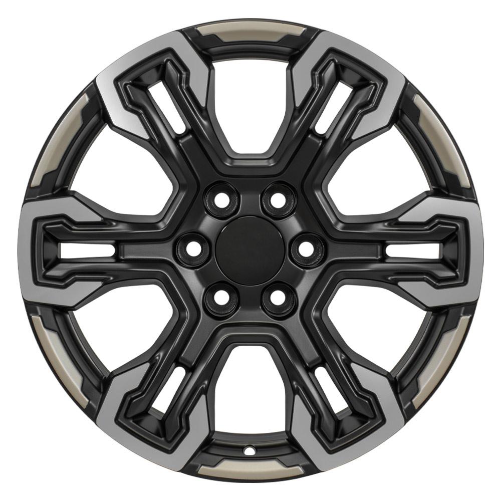 20" Replica CV65 fits Chevrolet Silverado 20x9 Gloss Black
