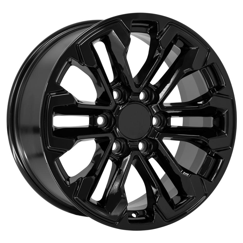 18" Replica CV69 fits Chevrolet Silverado 18x8.5 Gloss Black