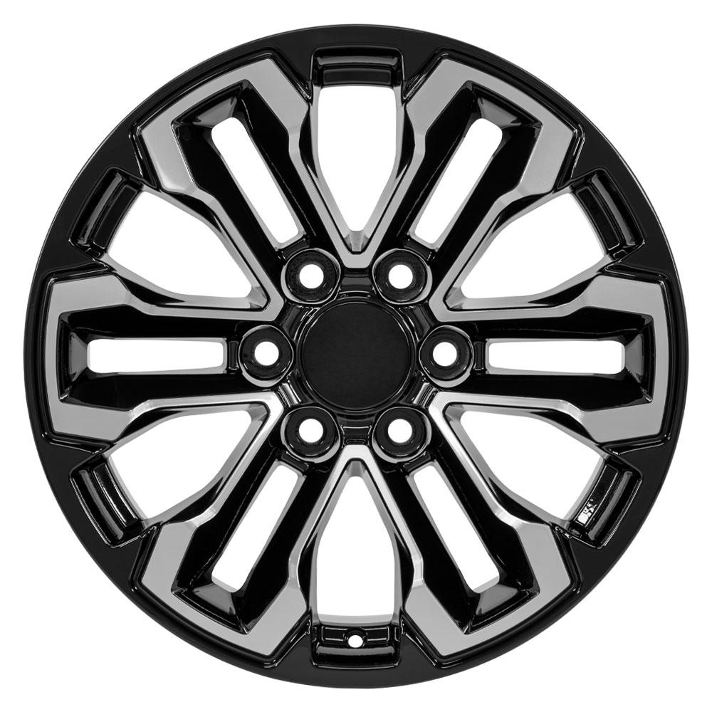 18" Replica CV69 fits Chevrolet Silverado 18x8.5 Gloss Black