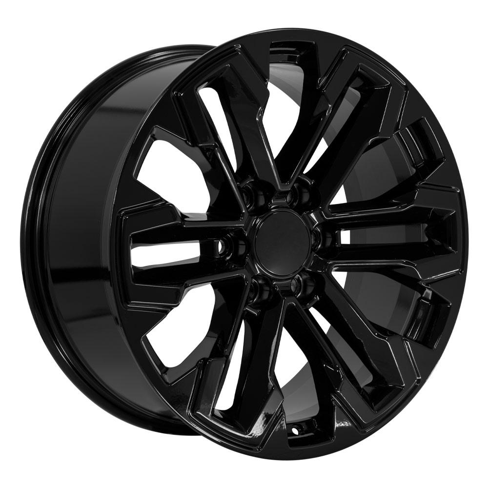 20" Replica CV69 fits Chevrolet Silverado 20x9 Gloss Black
