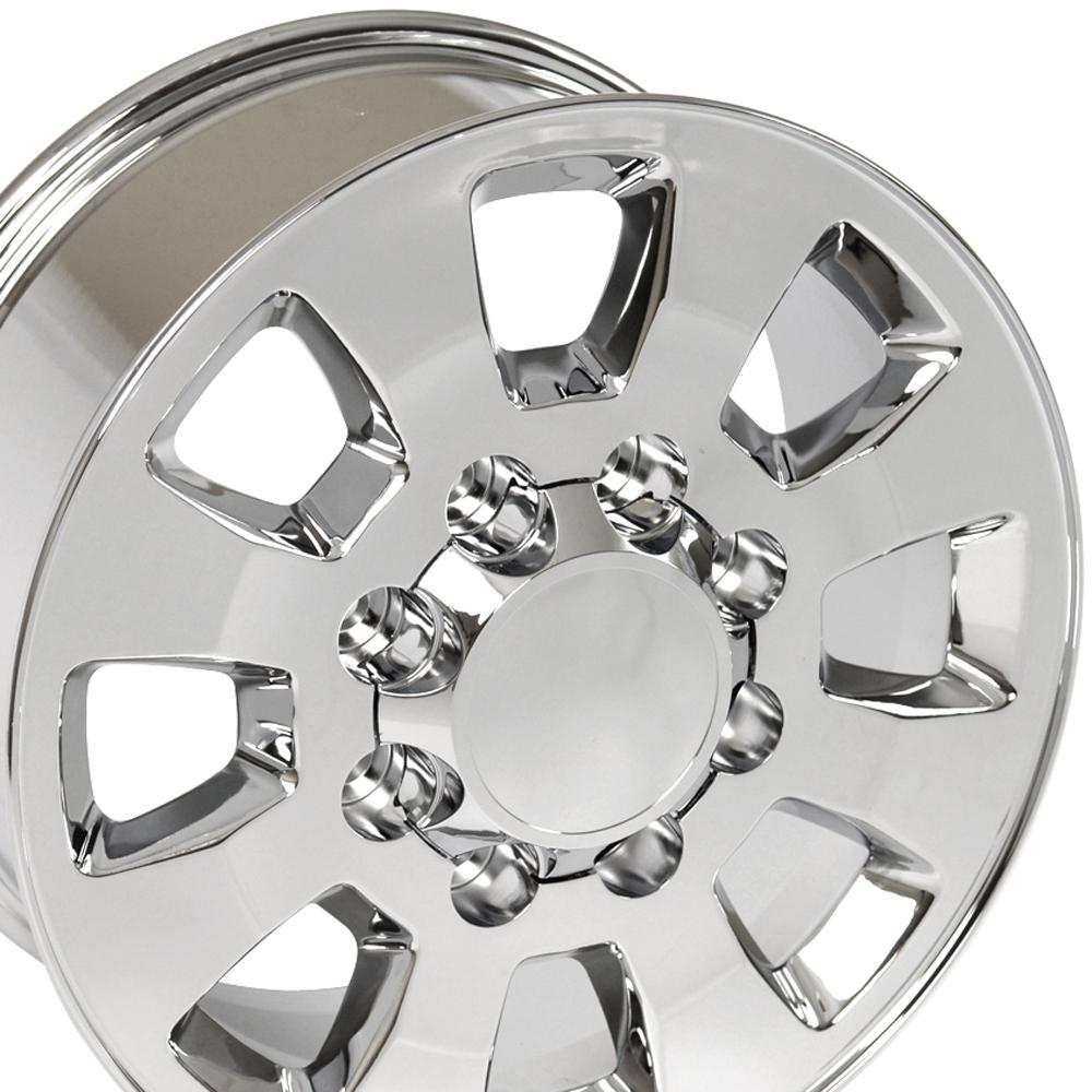 18" Replica CV75A fits GMC Sierra 18x8 Chrome