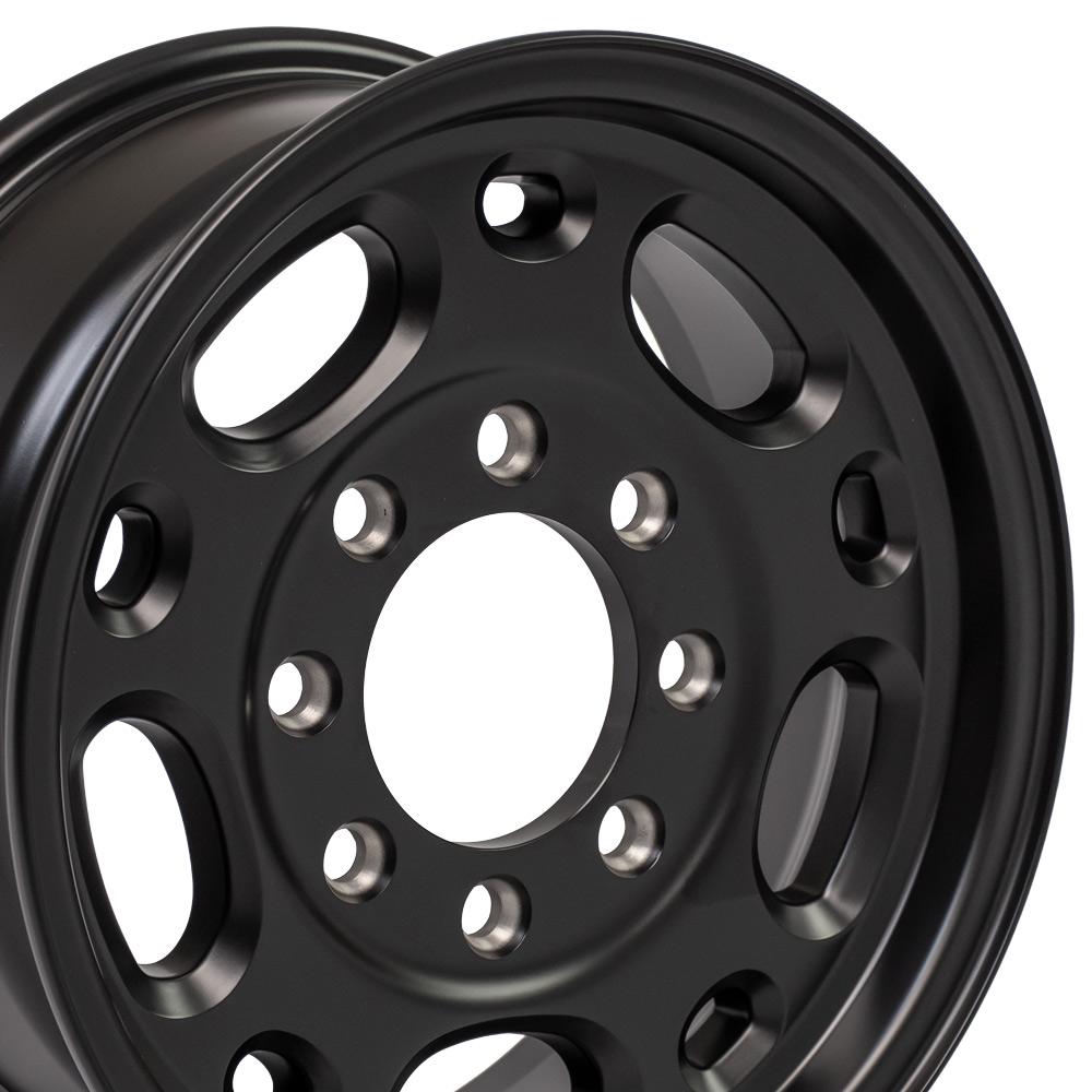 16" Replica CV82 fits Chevrolet 8 Lug Suburban 16x6.5 Black