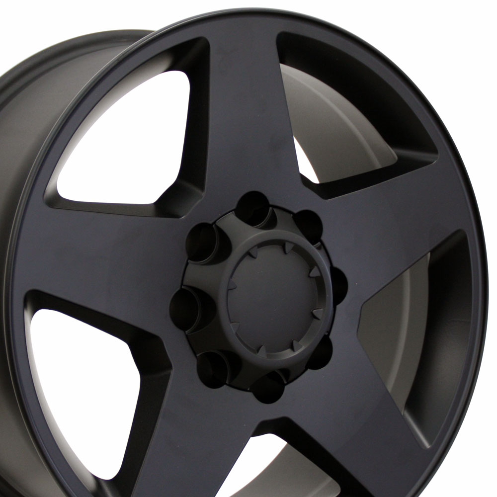 20" Replica CV91B fits 8 Lug Chevrolet 20x8.5 Black