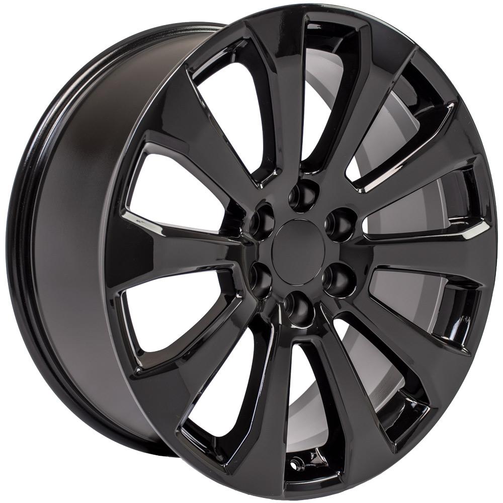 22" Replica CV95 fits Chevrolet Silverado 22x9 Black