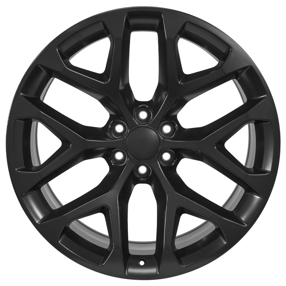 24" Replica CV98B fits Chevy Silverado 24x10 Satin Black