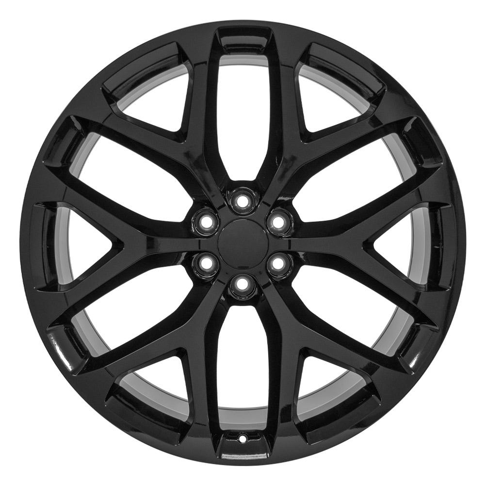 26" Replica CV98 fits Chevy Silverado 26x10 Black