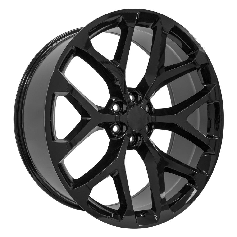 26" Replica CV98 fits Chevy Silverado 26x10 Black