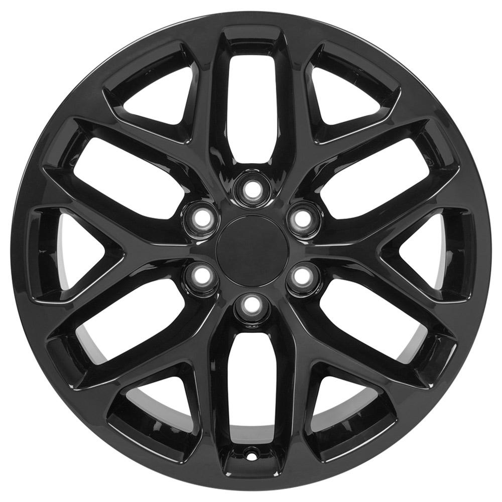20" Replica CV98B fits Chevy Silverado 20x9 Black