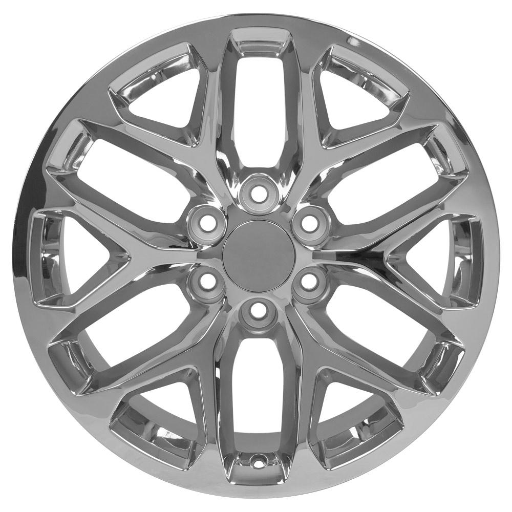 20" Replica CV98B fits Chevy Silverado 20x9 Chrome