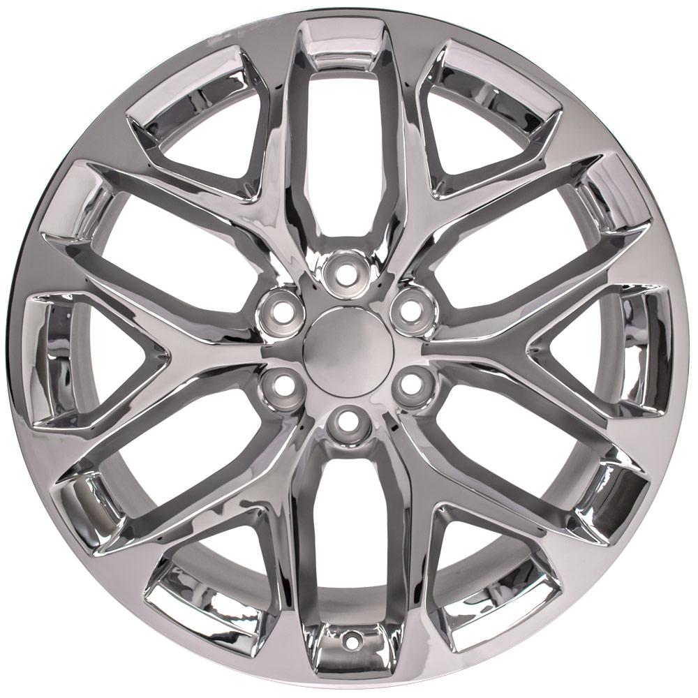 22" Replica CV98B fits Chevy Silverado 22x9 Chrome