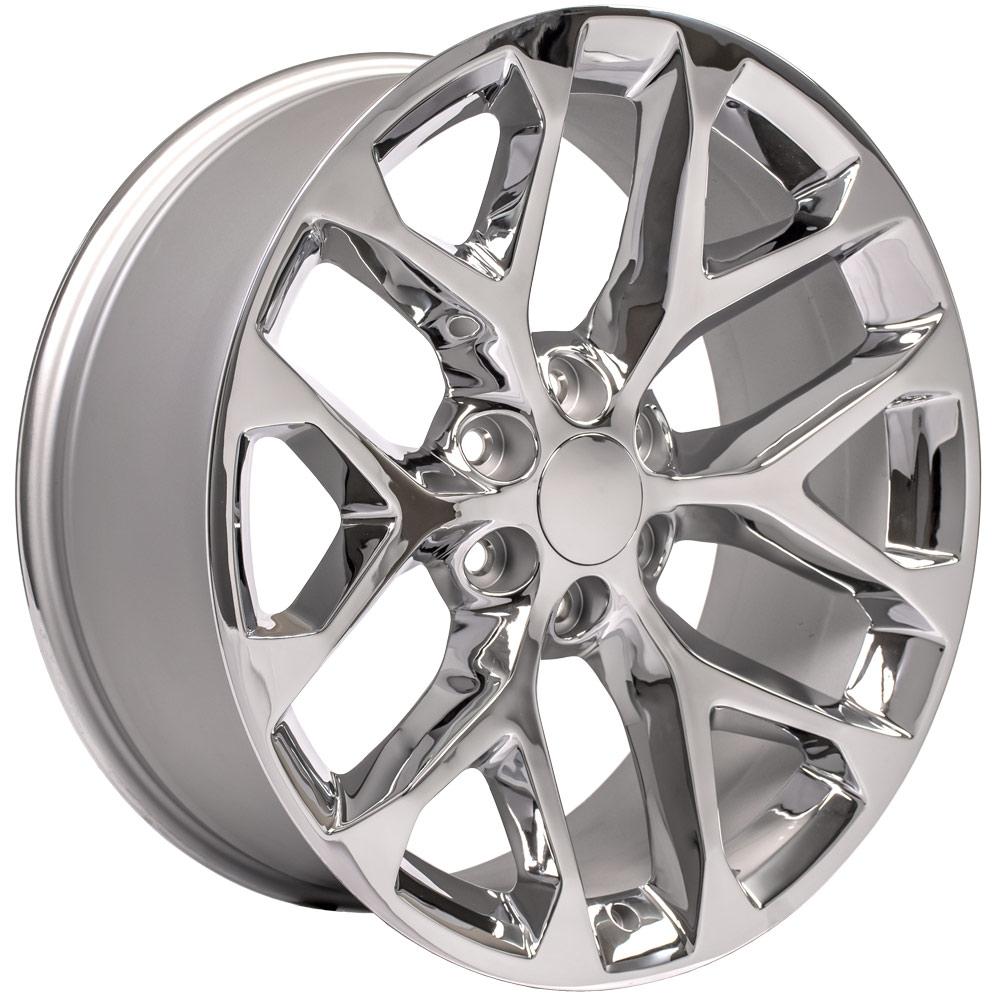 22" Replica CV98B fits Chevy Silverado 22x9 Chrome