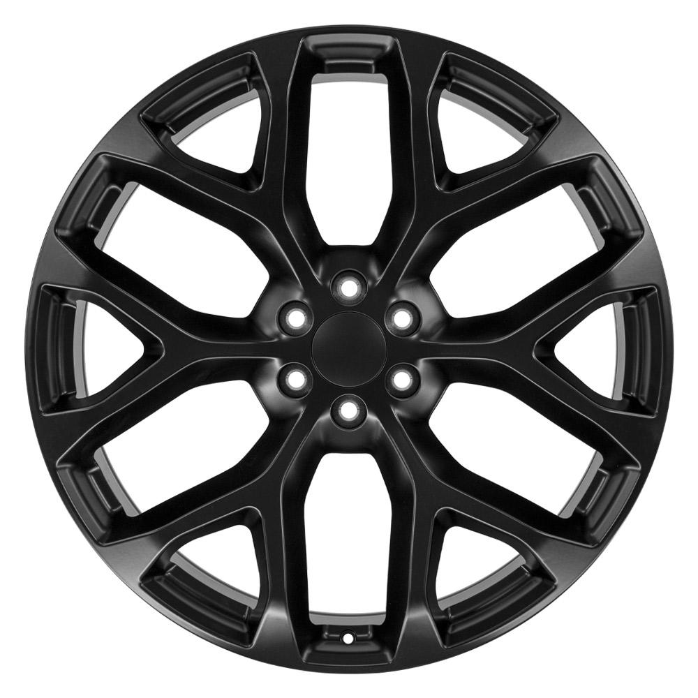 26" Replica CV98B fits Chevy Silverado 26x10 Satin Black