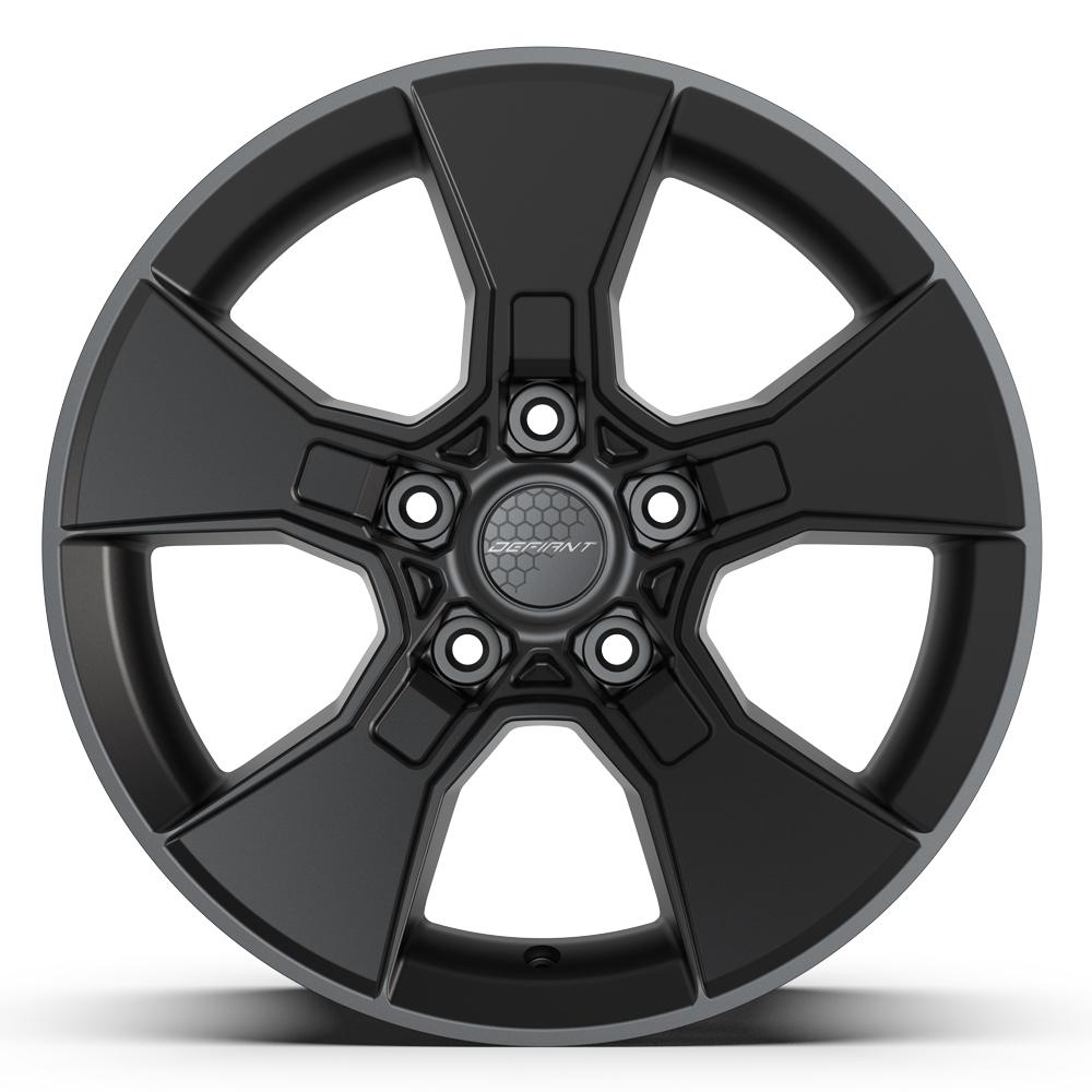 DEFIANT DF02 17x8.5 5x5" +12et in Satin Black