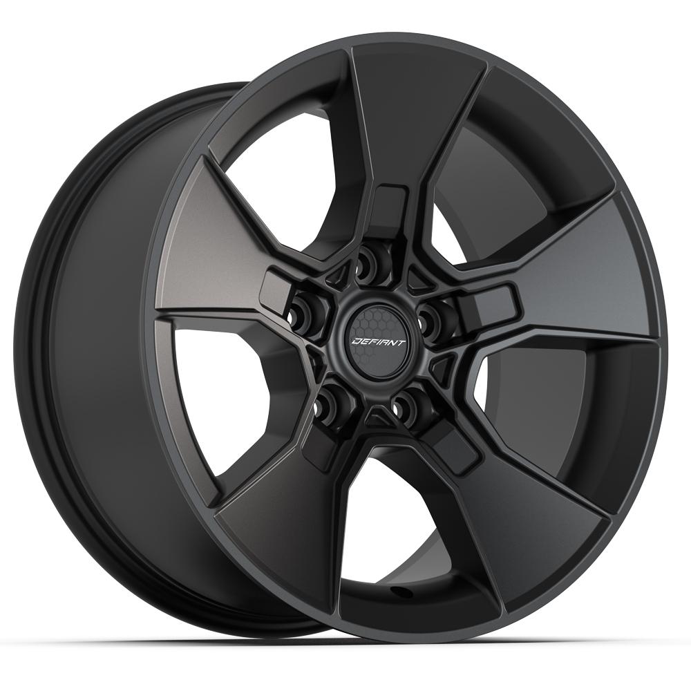 DEFIANT DF02 17x8.5 5x5" +12et in Satin Black