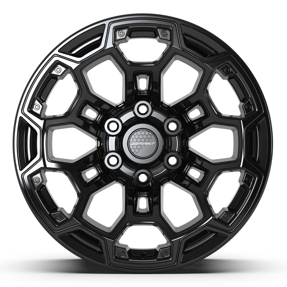 DEFIANT DF03 18x9 6x5.5" -12et in Gloss Black