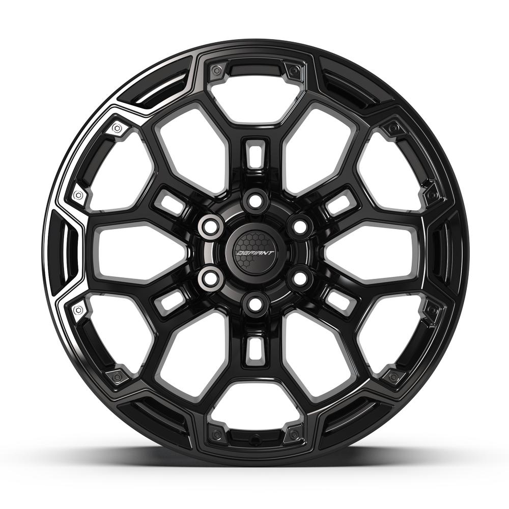 DEFIANT DF03 20x9 6x5.5" -12et in Gloss Black