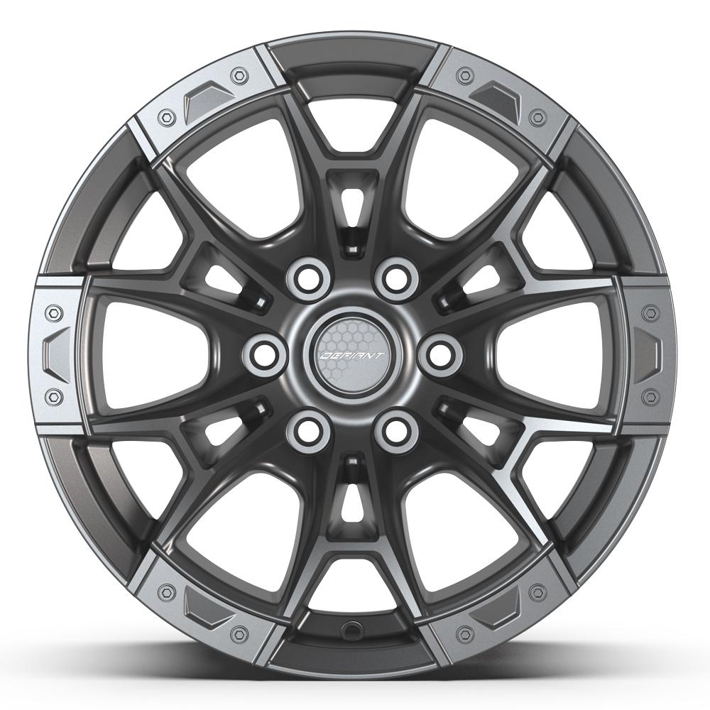 DEFIANT DF04 17x9 6x135mm +12et in Dark Satin Charcoal