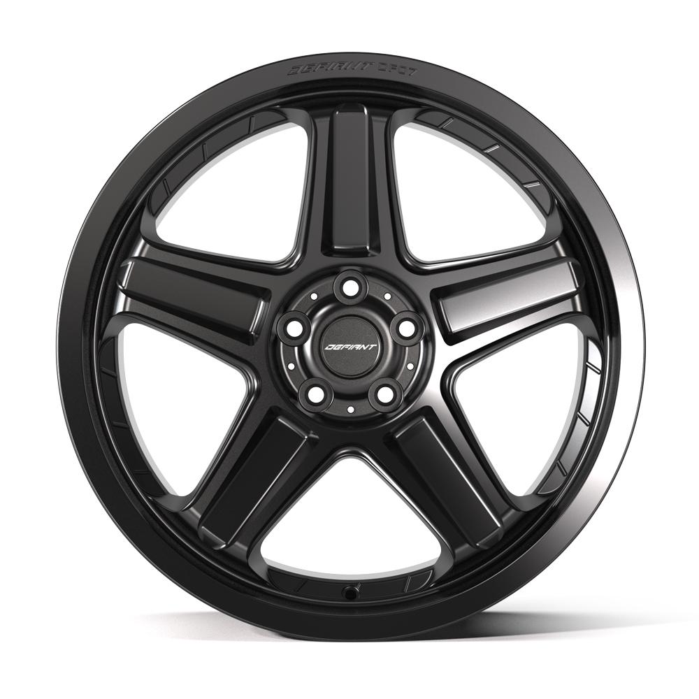 DEFIANT DF07 20x9.5 5x115mm +15et in Satin Black