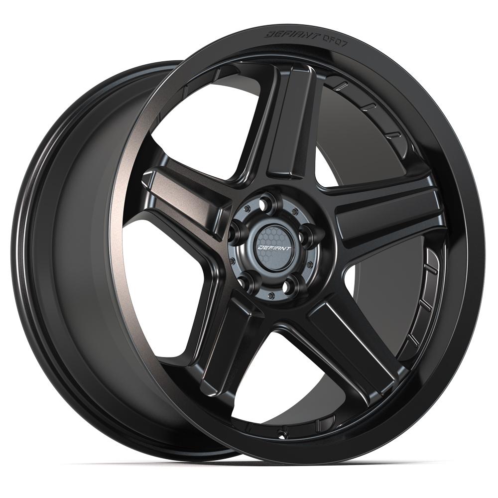 DEFIANT DF07 20x10.5 5x115mm +26et in Satin Black