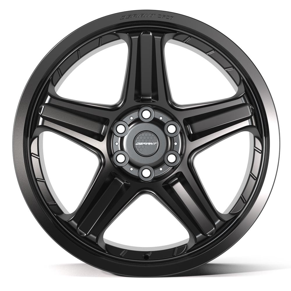 DEFIANT DF07 22x10 6x5.5" -12et in Satin Black